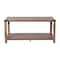 Flash Furniture Rustic Oak Coffee Table with Black Metal Accents ZG-037-OAK-GG - alternate 2